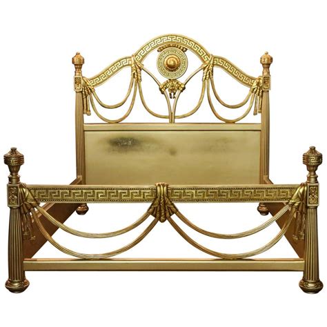 vintage versace linen|Versace california king headboard bed.